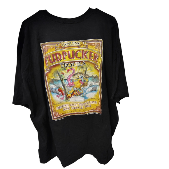 Fudpucker Other - Fudpucker Size 3XL Black Graphic Tee - Short Sleeve Unisex